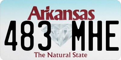 AR license plate 483MHE
