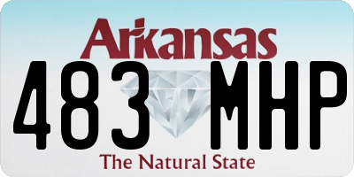 AR license plate 483MHP