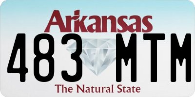 AR license plate 483MTM