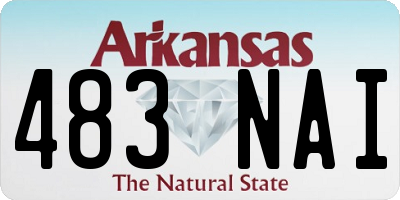AR license plate 483NAI