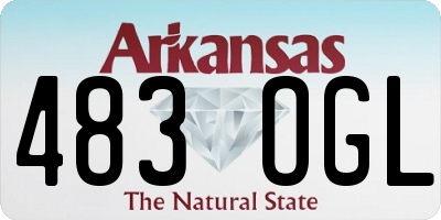 AR license plate 483OGL