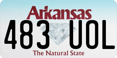 AR license plate 483UOL
