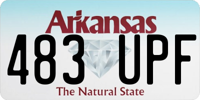 AR license plate 483UPF