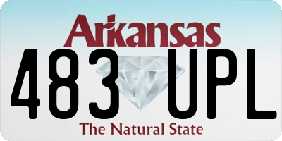 AR license plate 483UPL