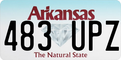 AR license plate 483UPZ