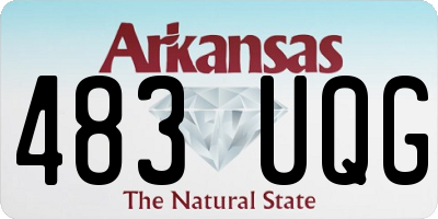 AR license plate 483UQG