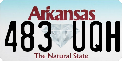 AR license plate 483UQH