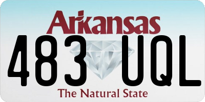 AR license plate 483UQL