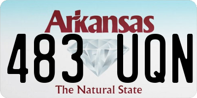AR license plate 483UQN