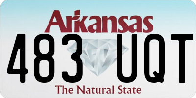 AR license plate 483UQT