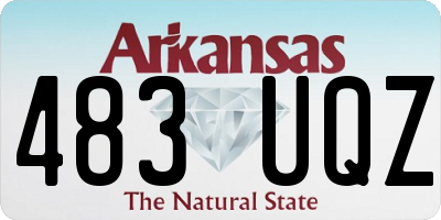 AR license plate 483UQZ