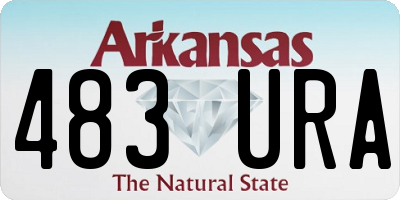 AR license plate 483URA