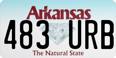 AR license plate 483URB