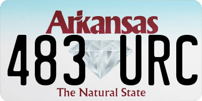 AR license plate 483URC