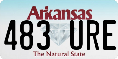 AR license plate 483URE