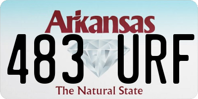 AR license plate 483URF