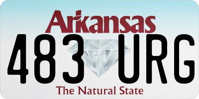AR license plate 483URG