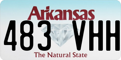 AR license plate 483VHH