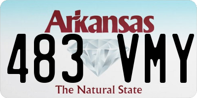 AR license plate 483VMY