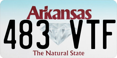 AR license plate 483VTF