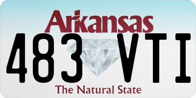 AR license plate 483VTI