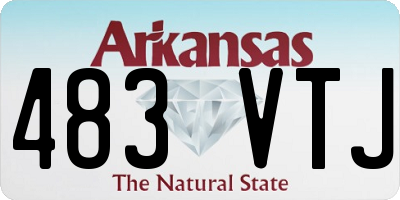 AR license plate 483VTJ