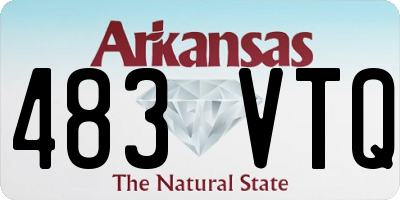 AR license plate 483VTQ