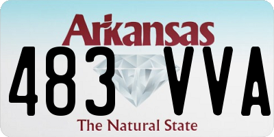 AR license plate 483VVA