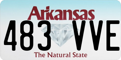 AR license plate 483VVE