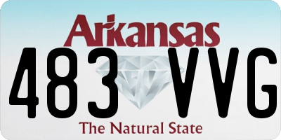 AR license plate 483VVG