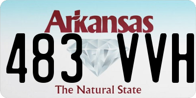 AR license plate 483VVH