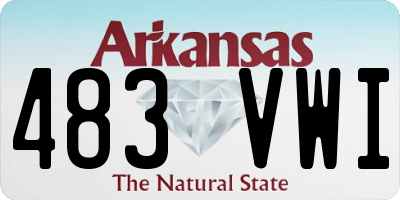 AR license plate 483VWI