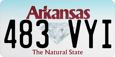 AR license plate 483VYI