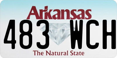 AR license plate 483WCH