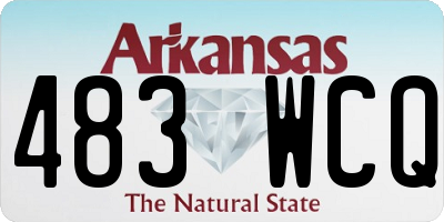 AR license plate 483WCQ