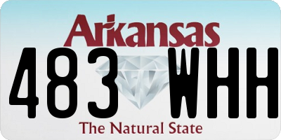 AR license plate 483WHH