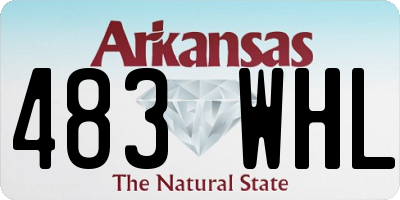 AR license plate 483WHL