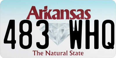 AR license plate 483WHQ