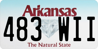 AR license plate 483WII