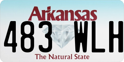 AR license plate 483WLH