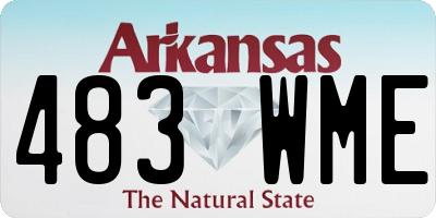 AR license plate 483WME
