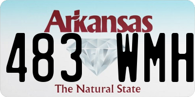 AR license plate 483WMH