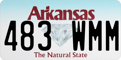 AR license plate 483WMM