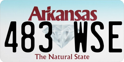 AR license plate 483WSE