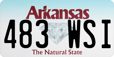 AR license plate 483WSI