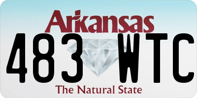 AR license plate 483WTC