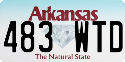 AR license plate 483WTD