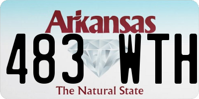 AR license plate 483WTH