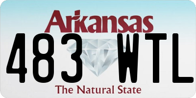 AR license plate 483WTL
