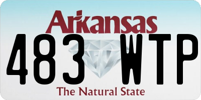 AR license plate 483WTP